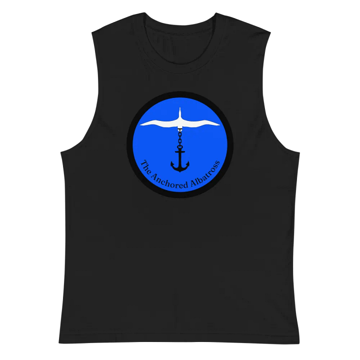 Anchored Albatross Silhouette Muscle Tank product image (2)