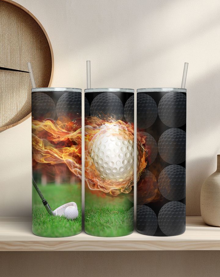 Golf ball in Flames product image (2)