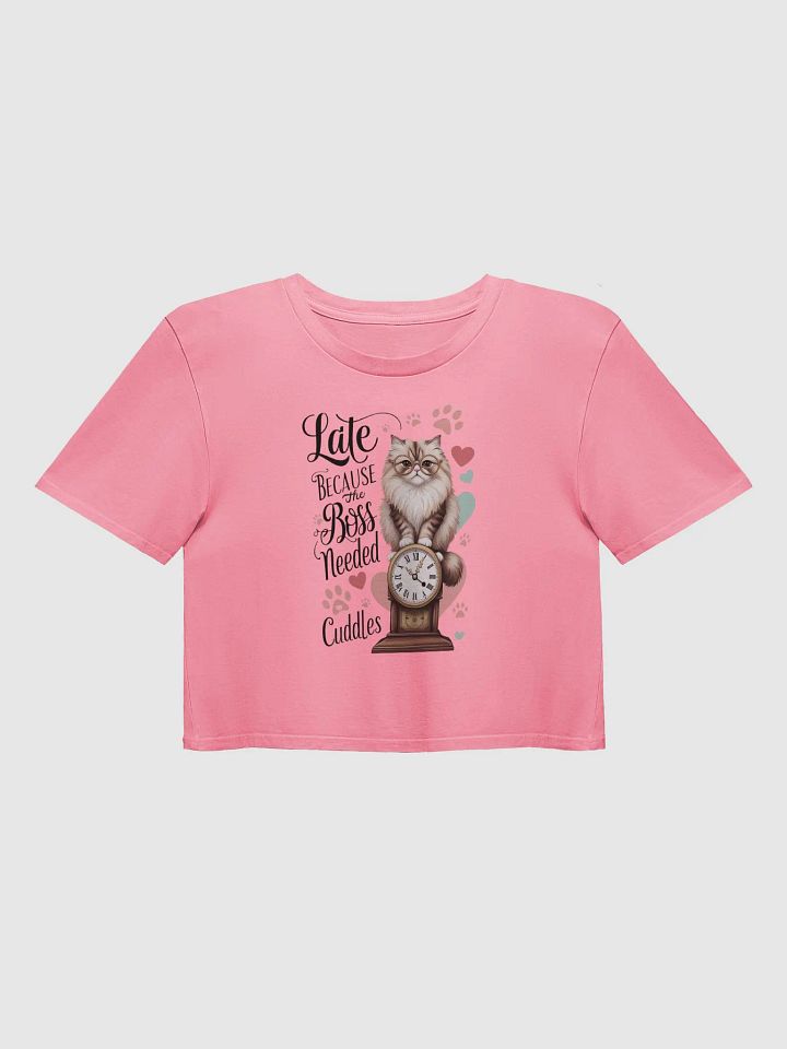 Meow Time Fashion Crop Top product image (1)