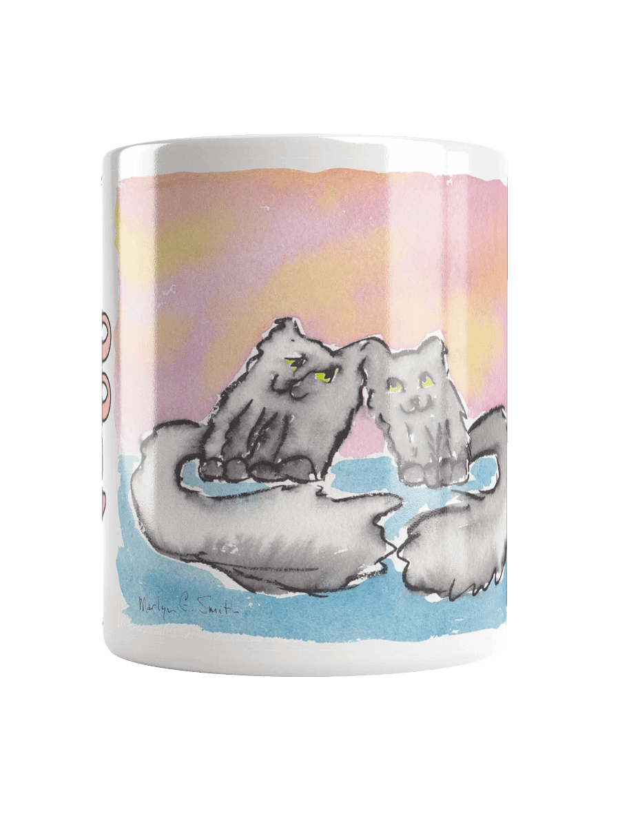 Best Friends Forever - bff – Kitty Mug - White product image (1)
