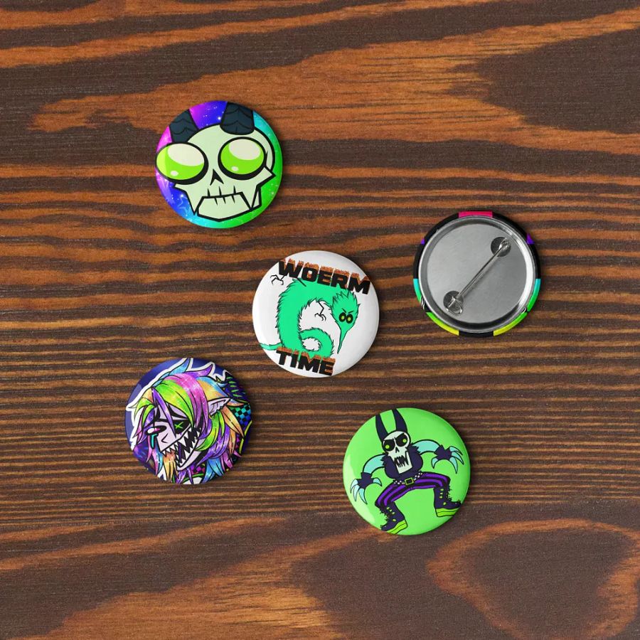 Raveyard Themed Buttons! product image (10)