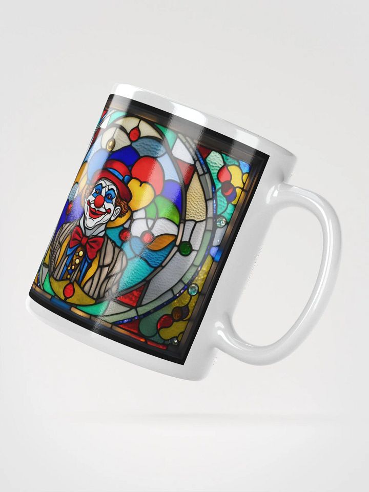 #002 Joyful Bumpy Jenkins Clown Stained Glass Mug product image (2)