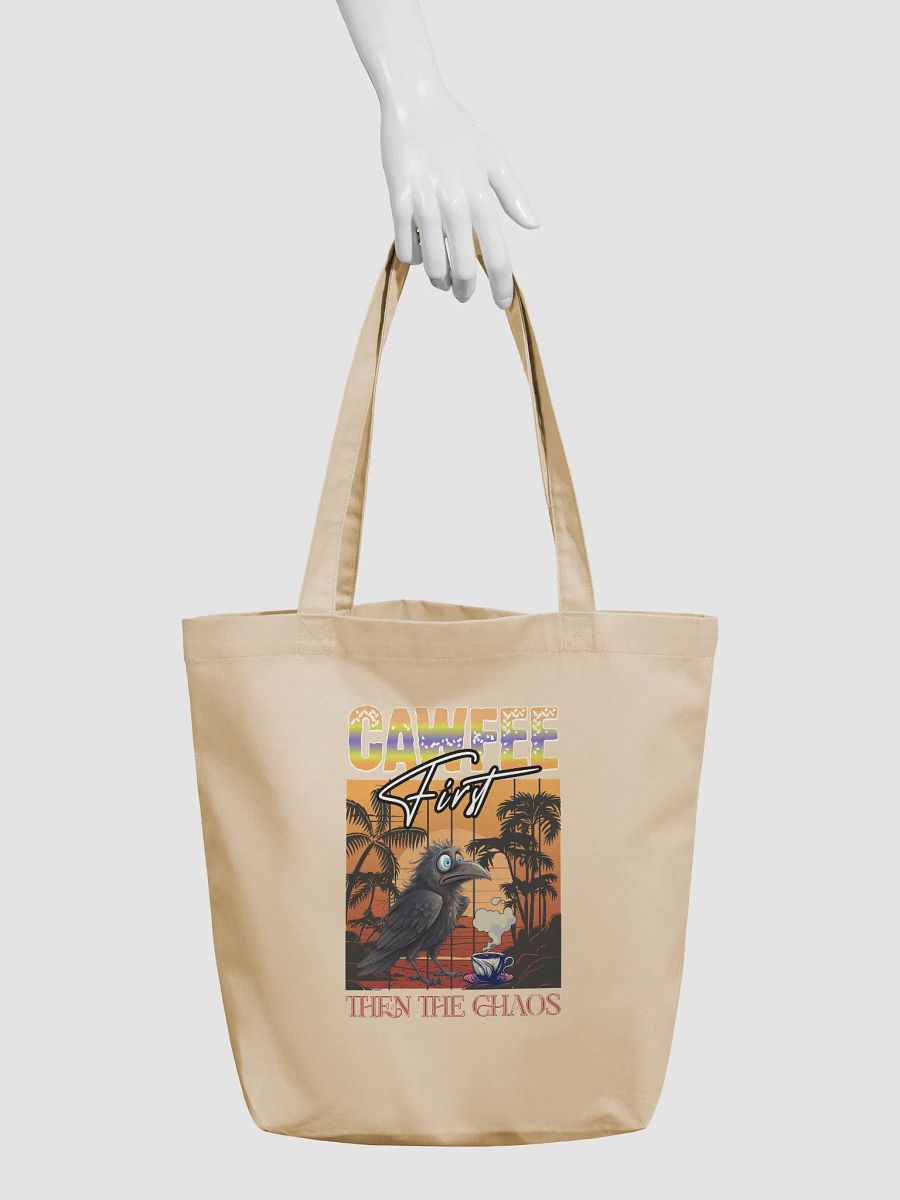Cawfee First Then The Chaos Tote Bag product image (6)