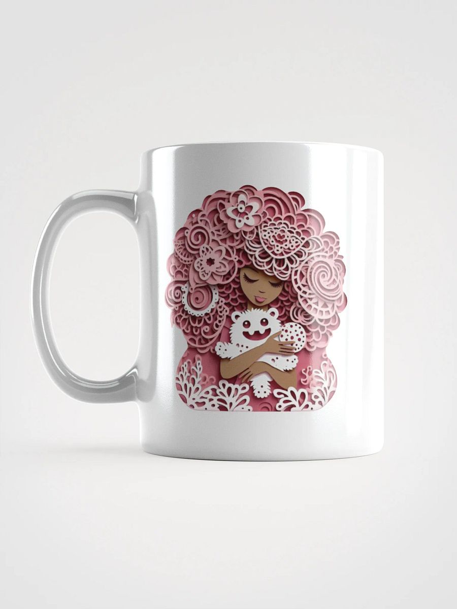 Whimsical Pink Curly Hair Mug product image (16)