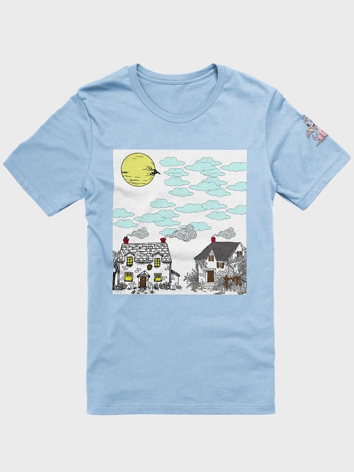 Whimsical Moonlit Village T-Shirt product image (5)