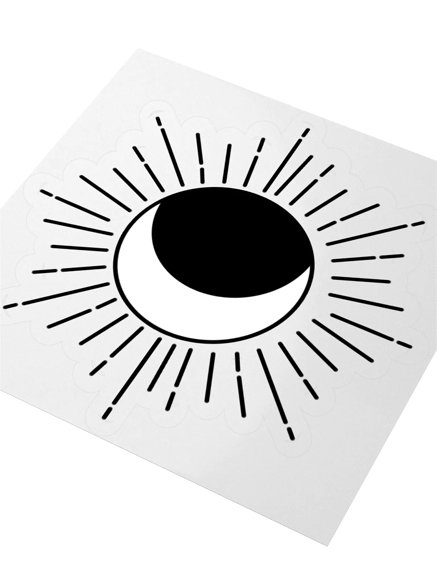 The sun and moon sticker product image (9)
