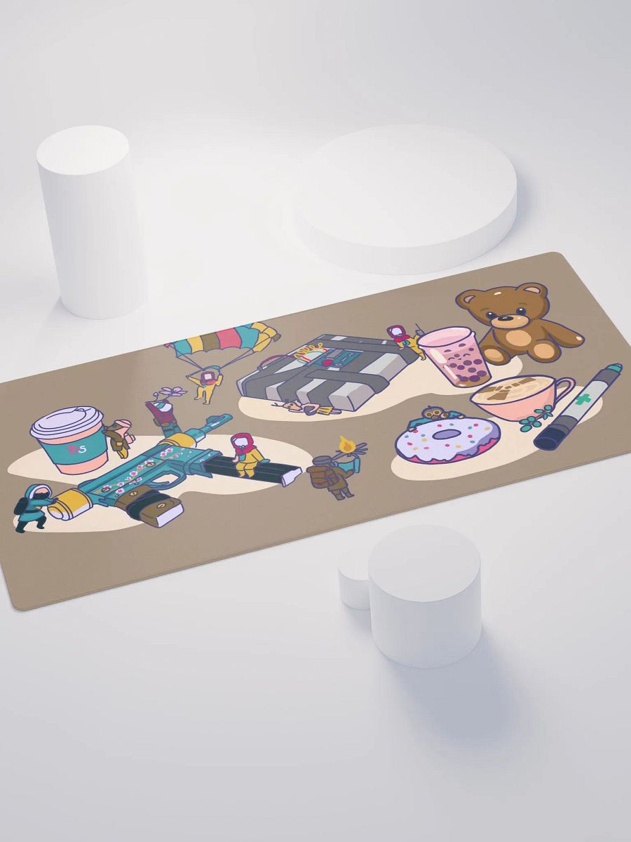 Rust Hazzy Chibi Mouse Pad - Brown product image (4)