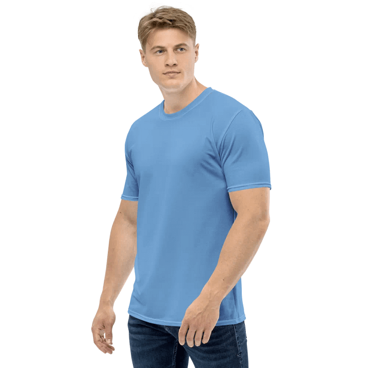 Blue Crew Neck T-Shirt product image (1)