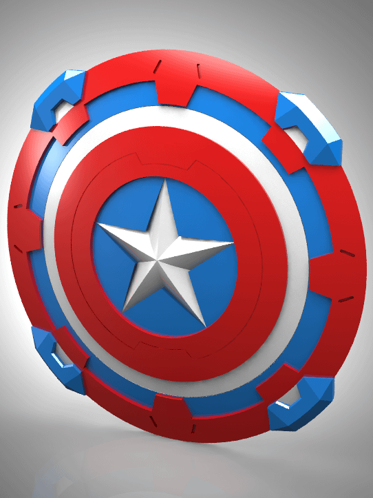 3D File - Captain America Shield from 'Marvel Rivals' product image (1)