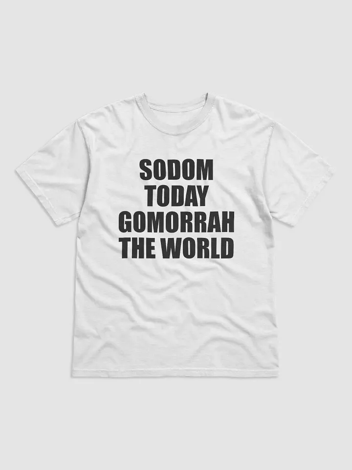 Sodom Today Gomorrah The World - T-Shirt product image (1)