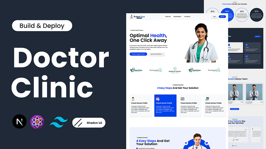 Modern Medical & Health Care Website product image (2)