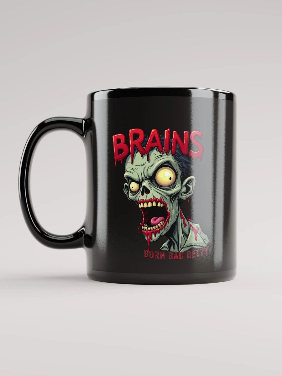 Zombie Brains Black Mug product image (7)