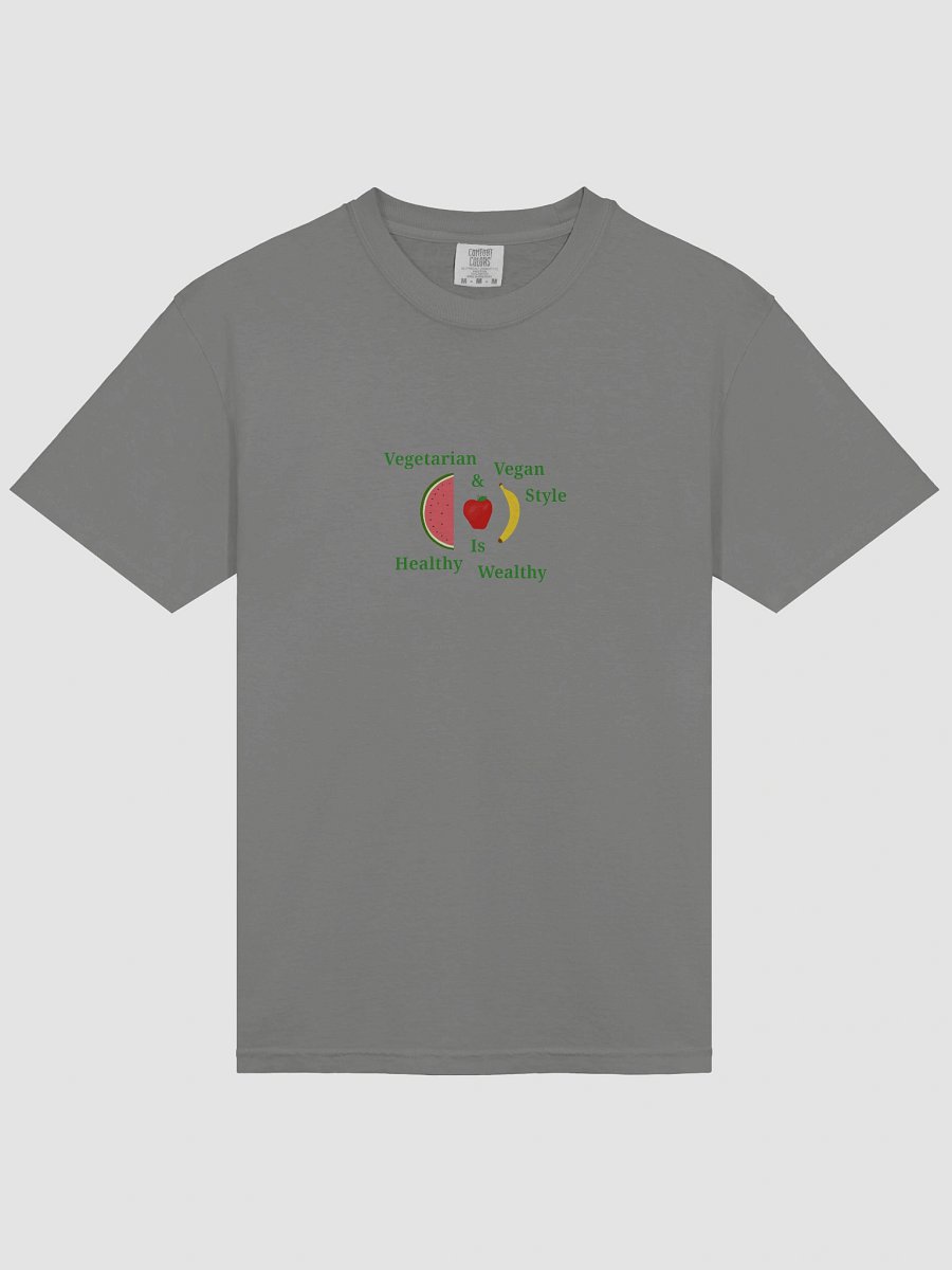 Healthy & Wealthy Vegetarian T-Shirt product image (3)