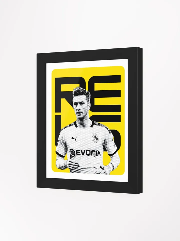 Marco Reus BW Borussia Dortmund Name Art Framed Print product image (2)