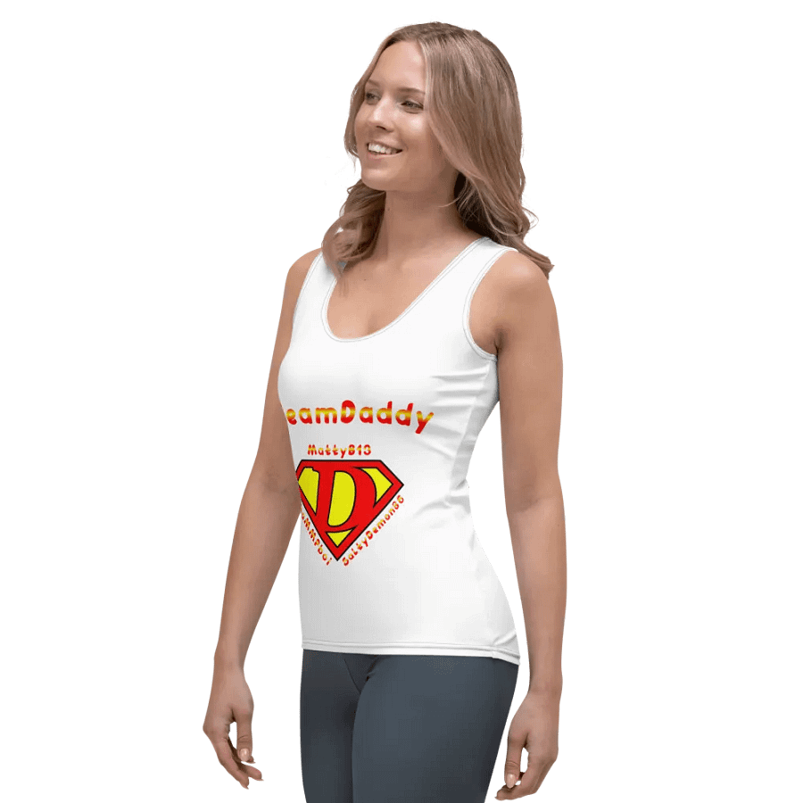 womans #team daddy tank top product image (3)