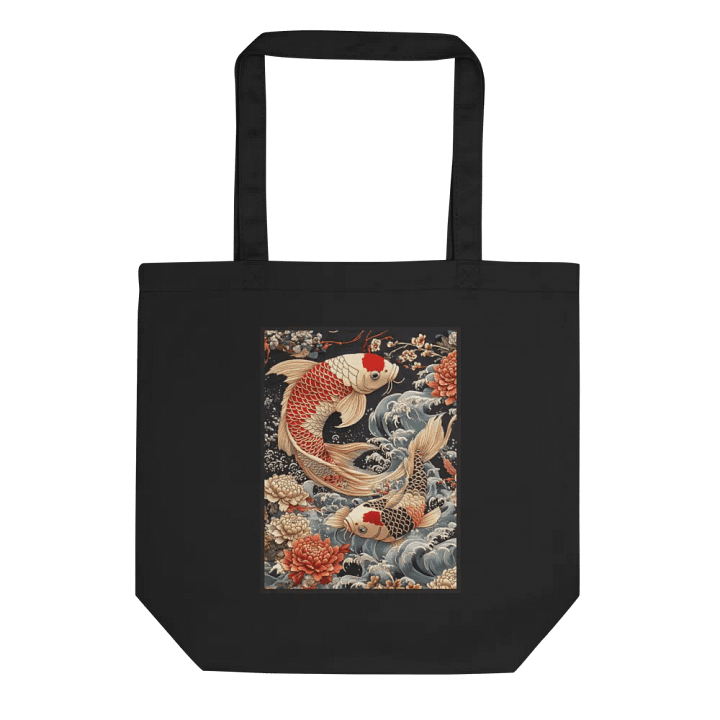Eco-Friendly Serene Koi Tote Bag product image (1)