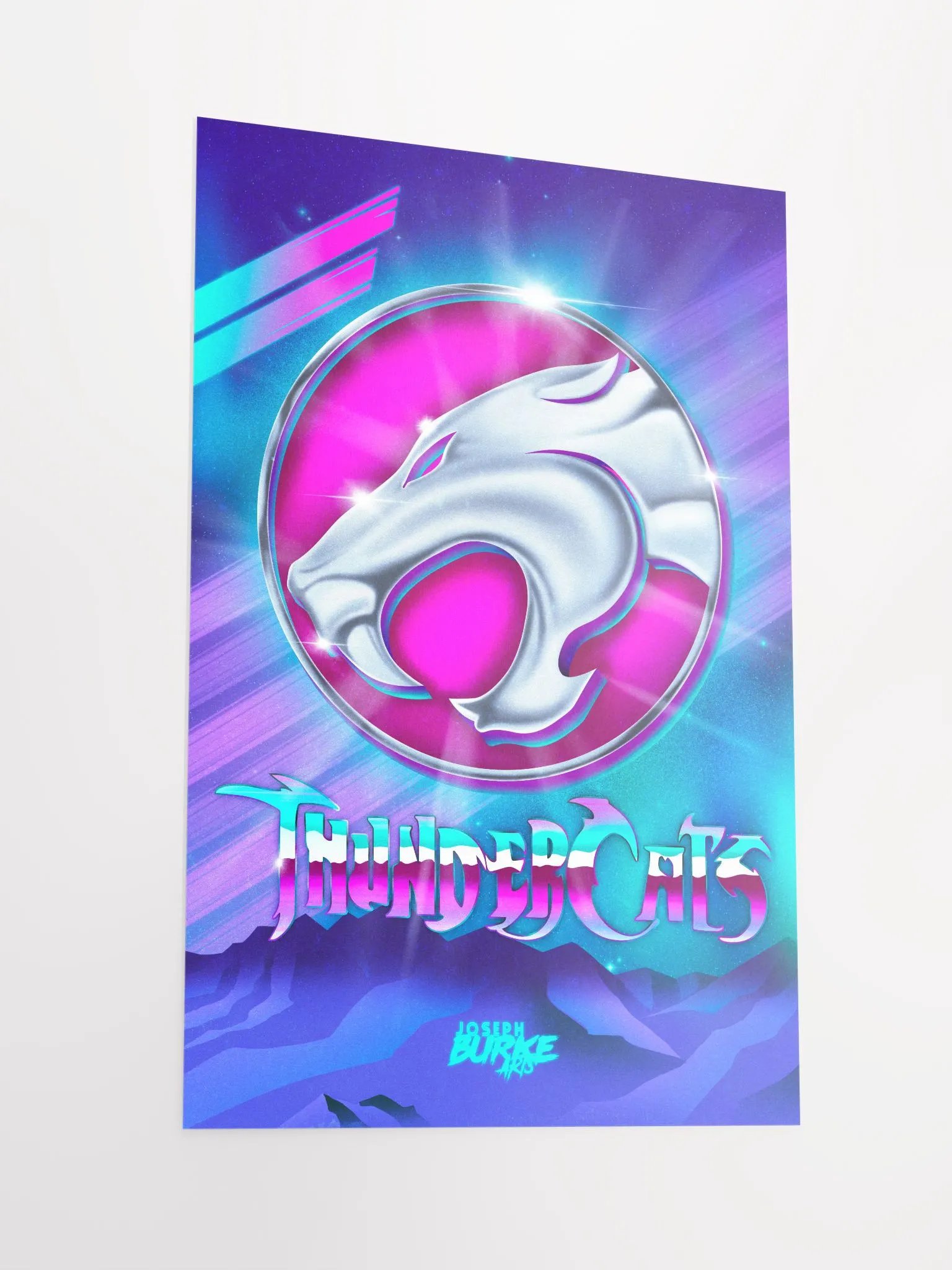 Neon Thundercats HO! 12x18 Fine Art Print product image (2)