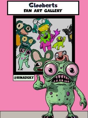 When a Gloobert See's Their Fan Art 👀 👍  [ Featuring Gloobert #3 ] #glooberts #fyp #fanart #animation #gloobertsfanartgallery #artwork
