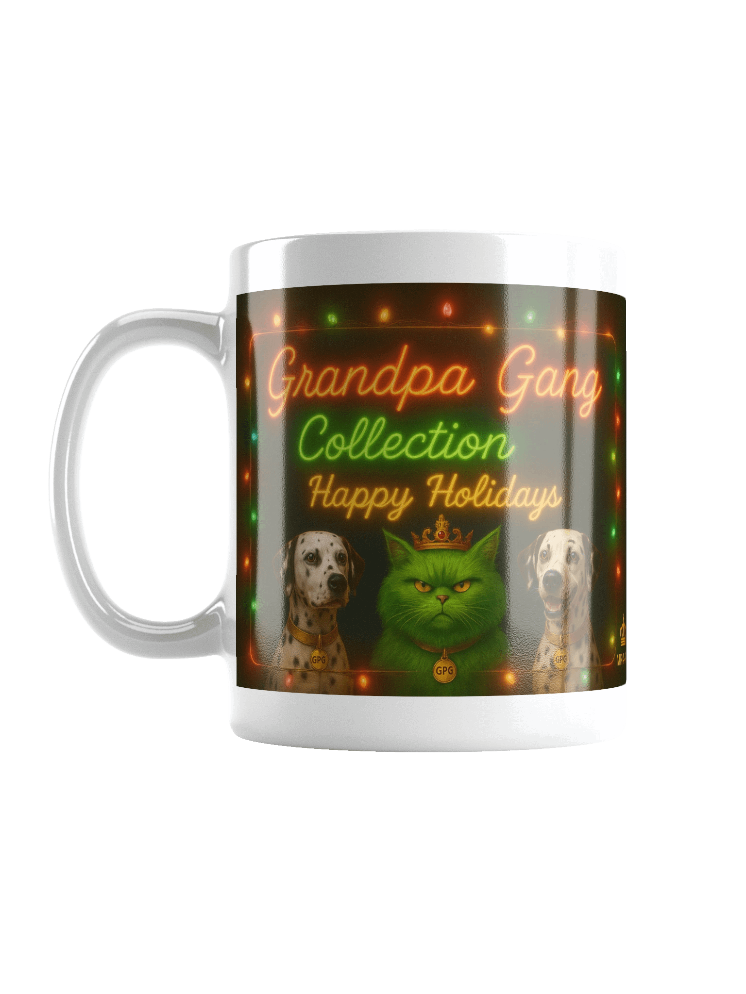 Neon Grandpa Gang Happy Holidays Mug product image (2)