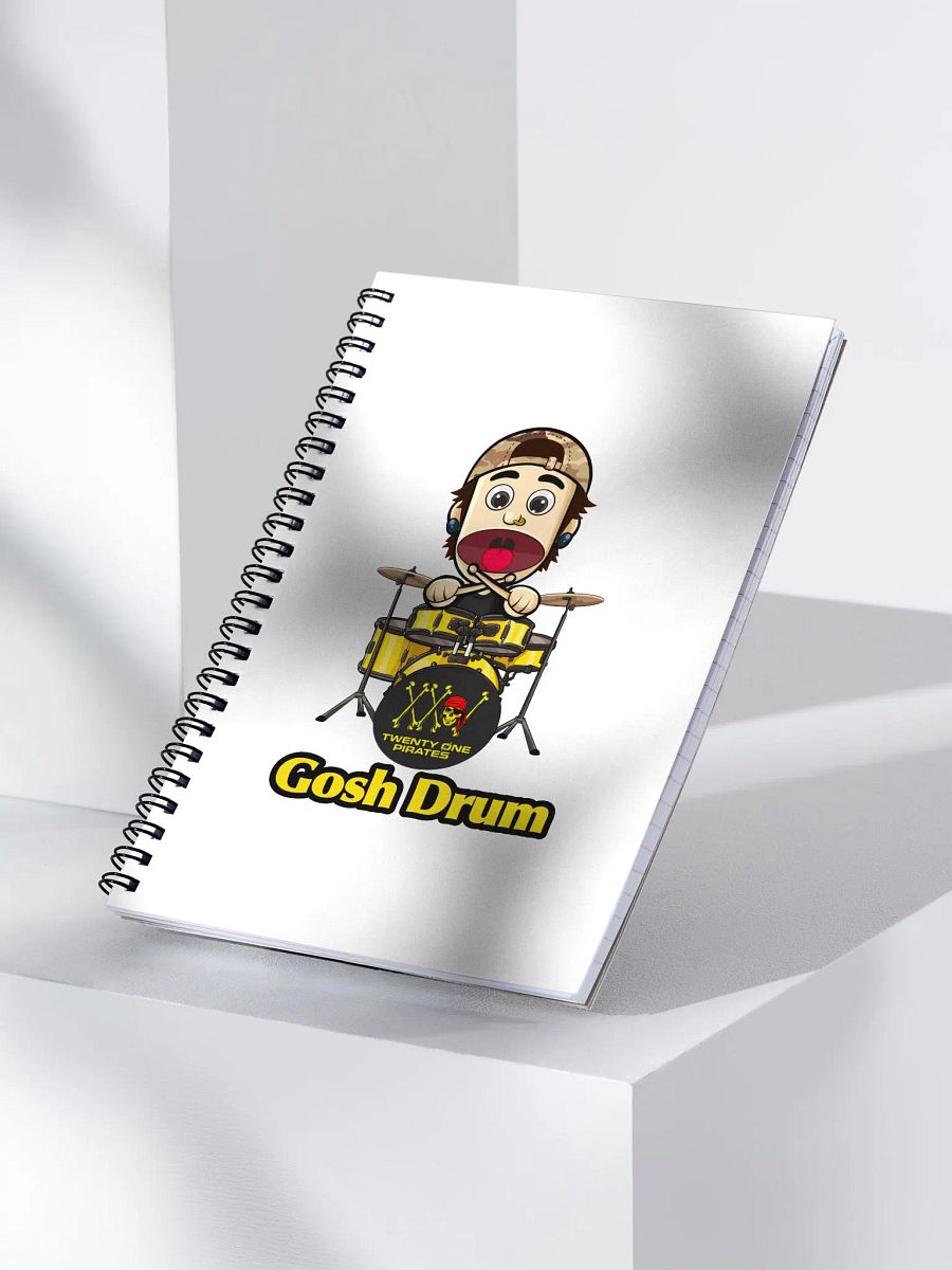 Gosh Drum Spiral Notebook product image (4)