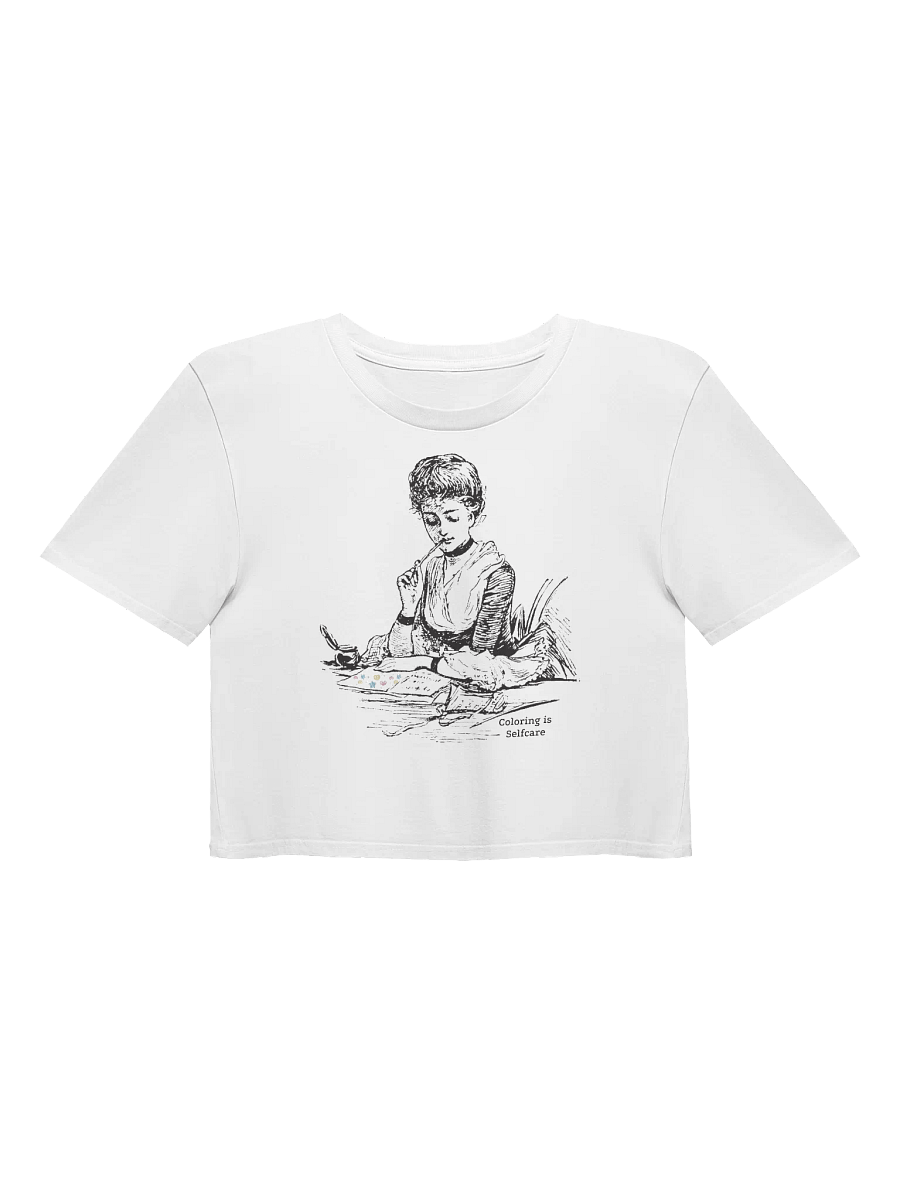 Coloring Selfcare Crop Top product image (1)