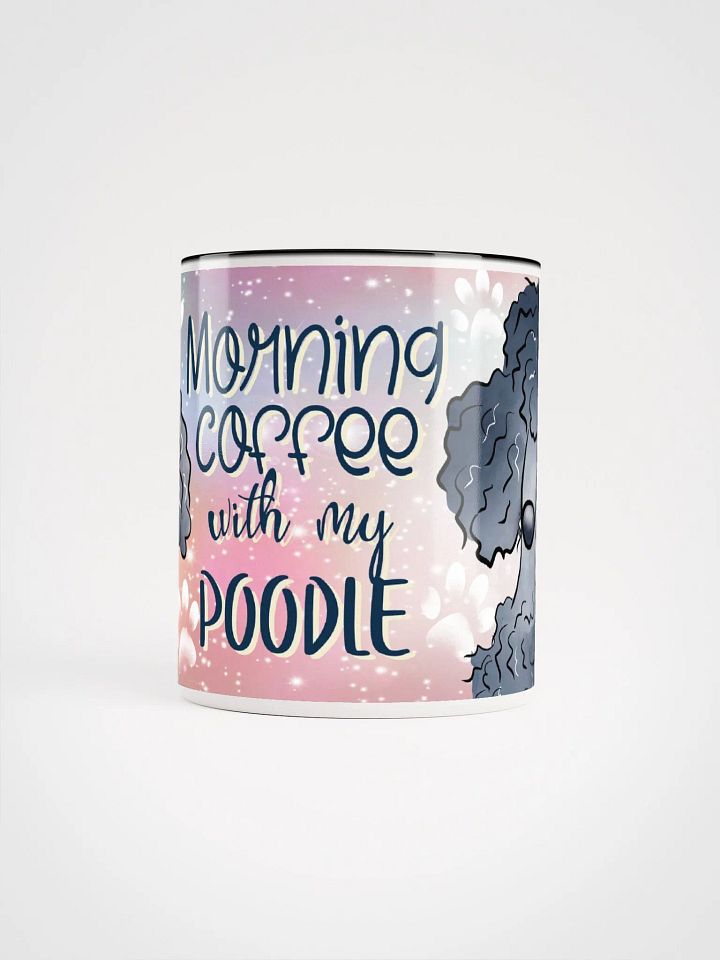 Morning Coffee with My Poodle Accent Mug product image (2)