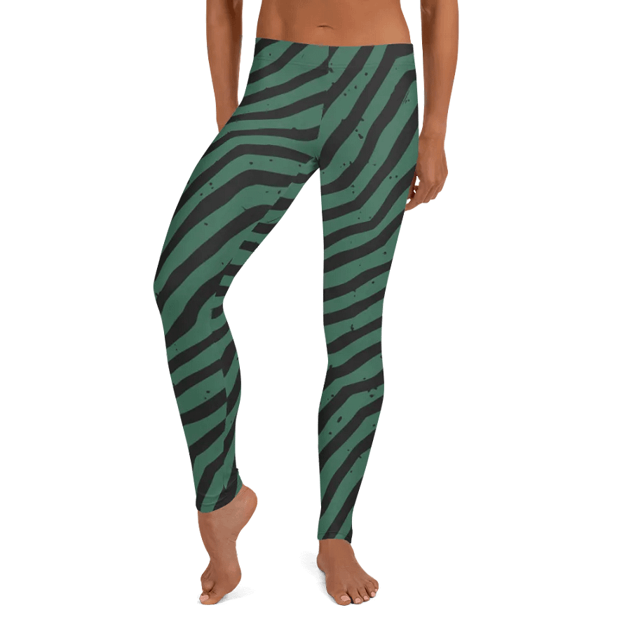 Customizable Green Wave Leggings product image (9)