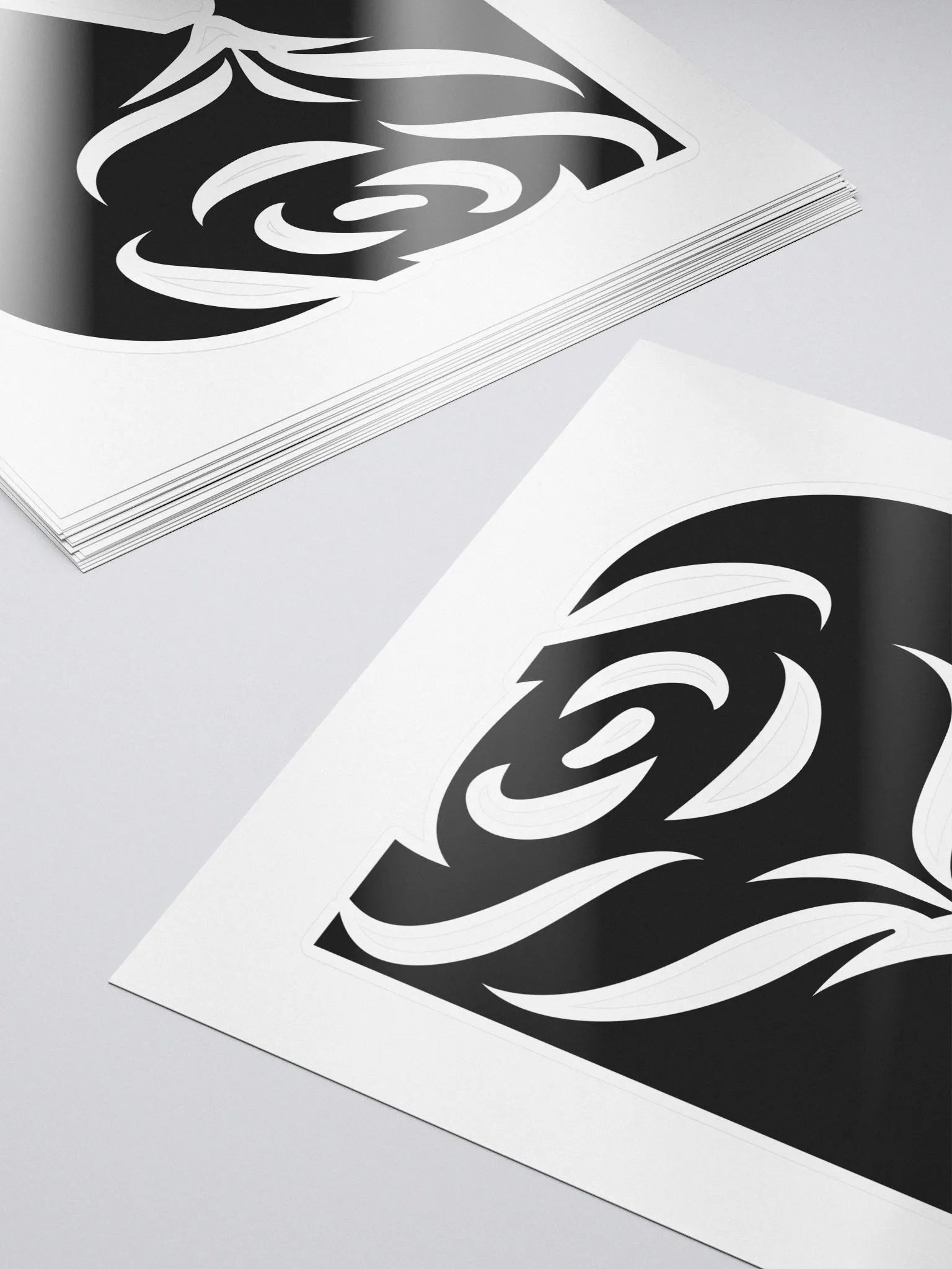 RoseBud Logo Sticker (Black) product image (5)