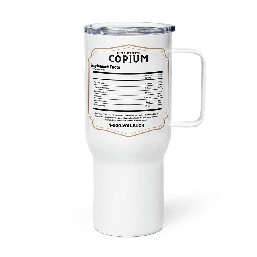 Copium Steel Travel Mug with Handle product image (3)