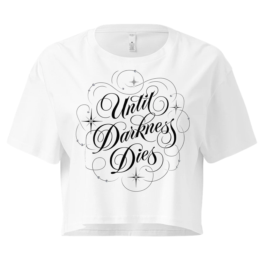 Until Darkness Dies (swirls design) Women's Premium Crop Top product image (109)