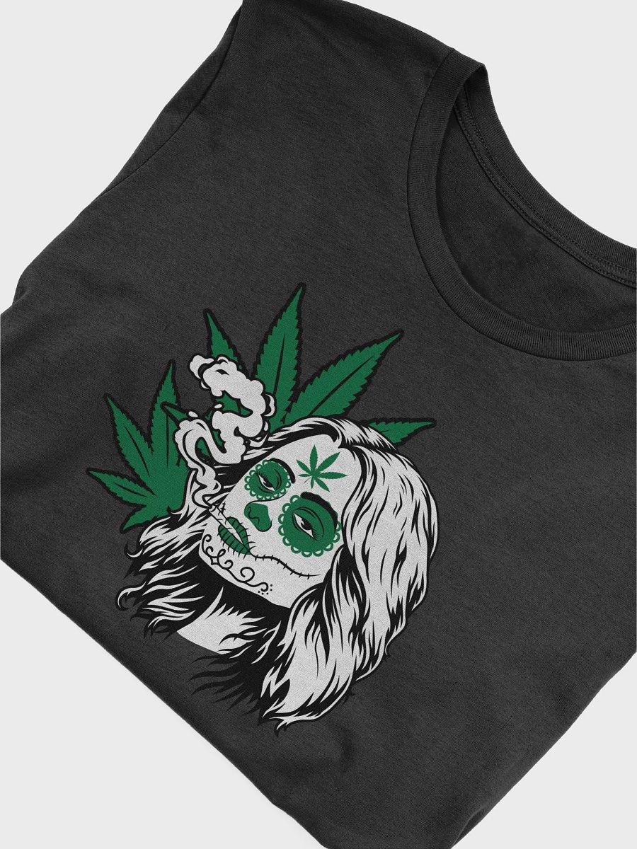 Marijuana Sugar Skull T-Shirt product image (38)