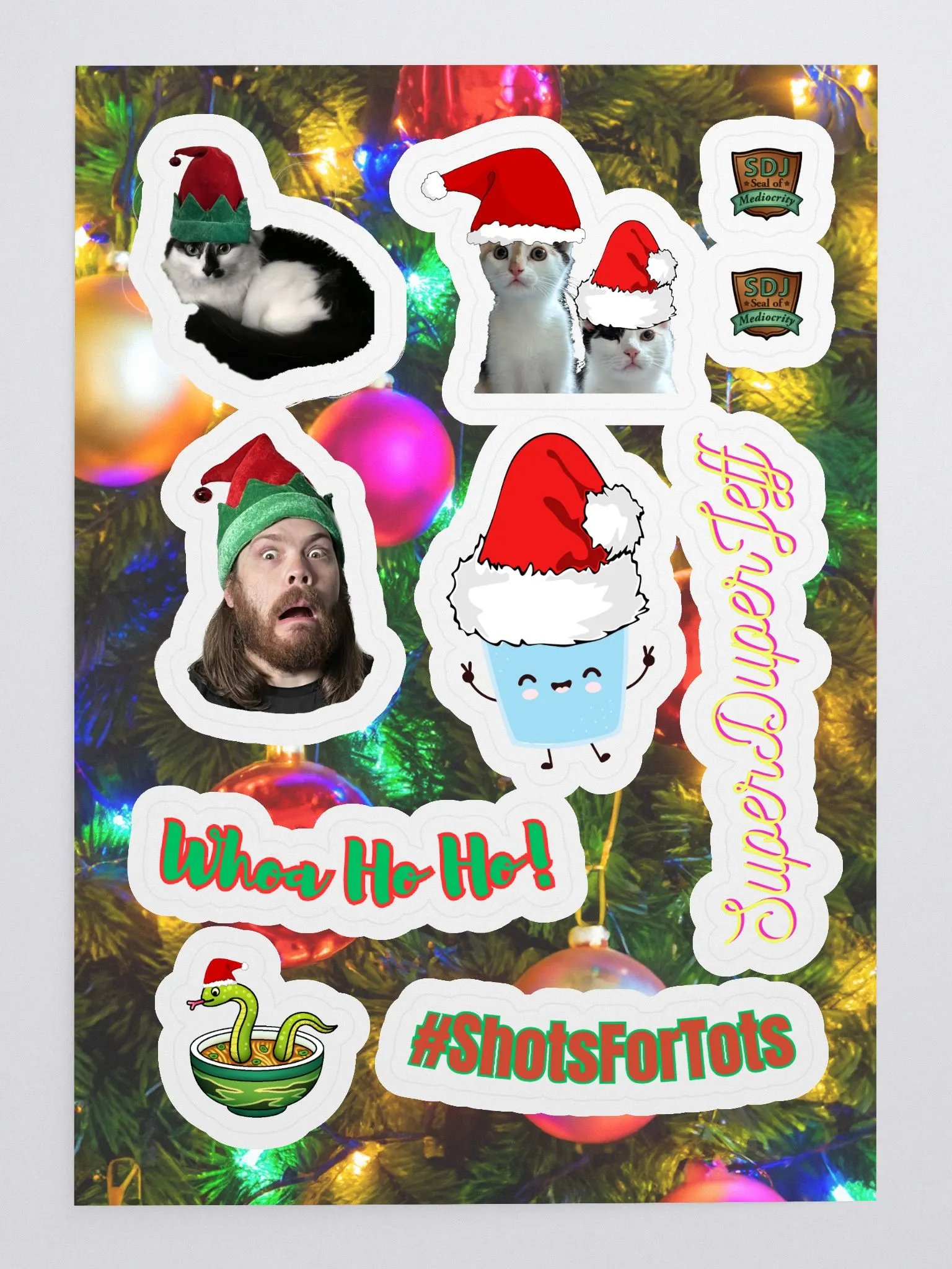 Super Duper Holiday Sticker Sheet product image (1)