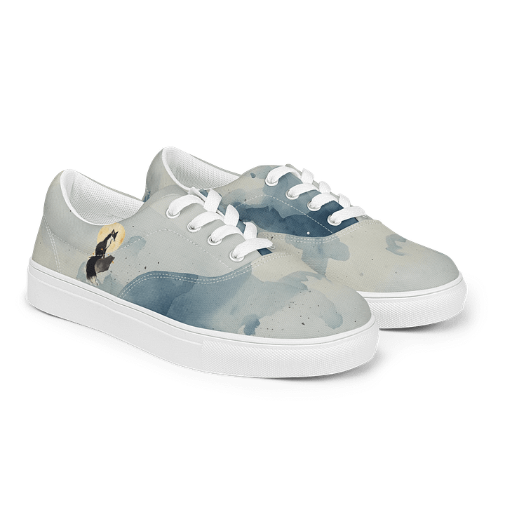Moonlit Fox Women's Canvas Shoes product image (2)