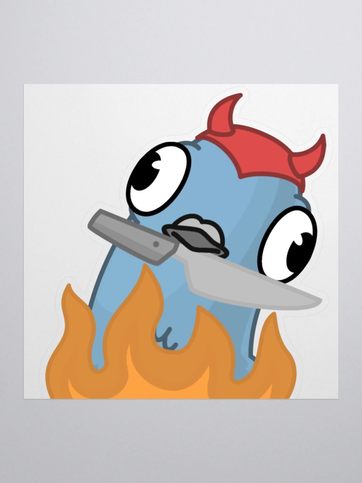CRAZED PIGEON STICKER product image (2)