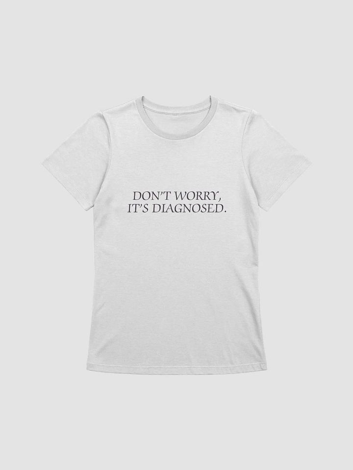 DW, IT'S DIAGNOSED. (black) women's supersoft relaxed fit tee product image (13)