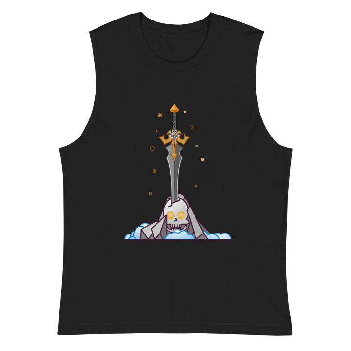Sword in the Skull - Argent Variation - Men's Style Muscle Tank product image (2)