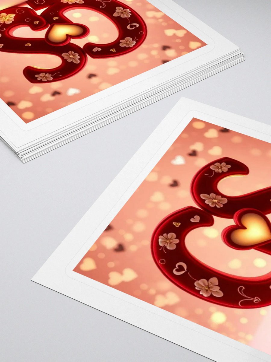Love Letters Kiss Cut Stickers product image (4)