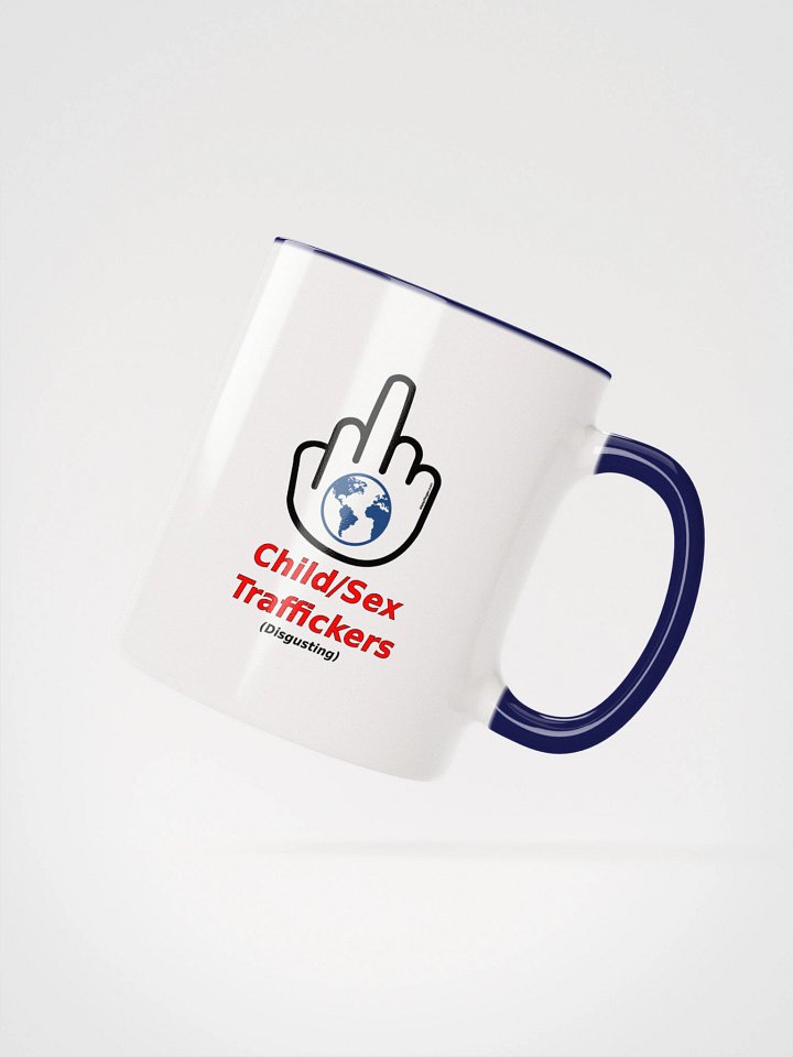 Two-tone Ceramic Mug-MisterFinger-Child-B product image (17)