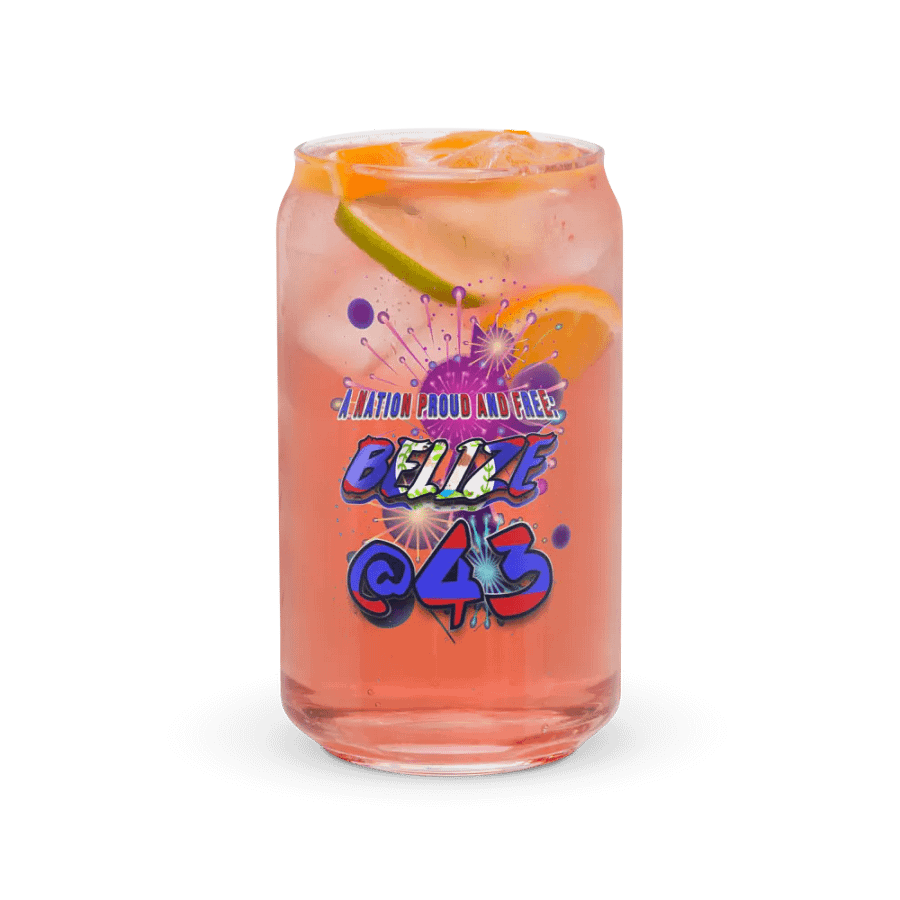 Belize September Celebrations 2024 Can Glass product image (3)