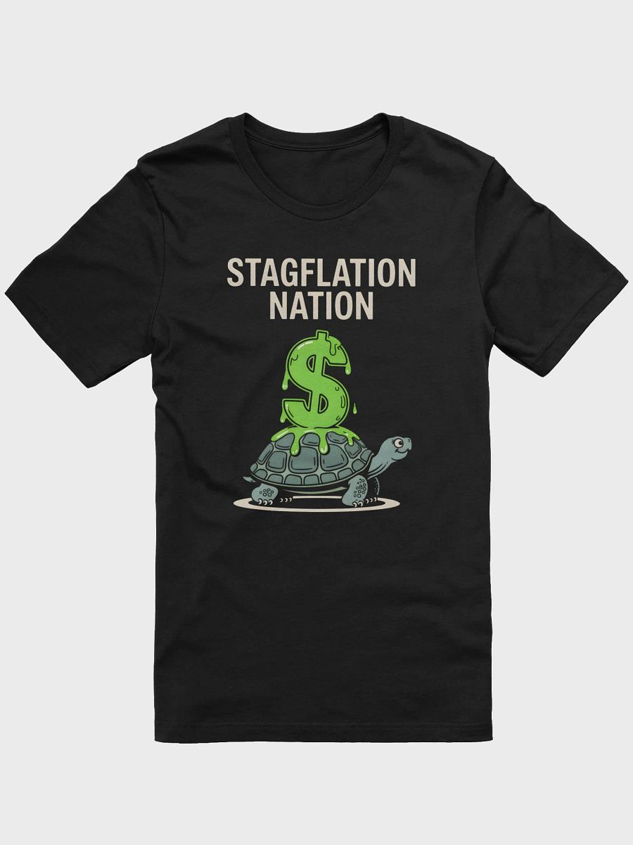 Stagflation Nation Graphic Tee | Melting $ Turtle Design product image (1)