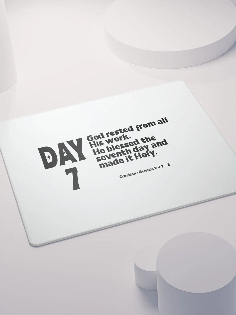 CREATION: DAY 7 Christian, Jesus, faith, God, Bible, Christianity, Jesus Christ, religion, Bible Verse, Love product image (7)