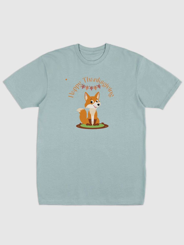 Happy Thanksgiving Smiling Fox Tee product image (5)