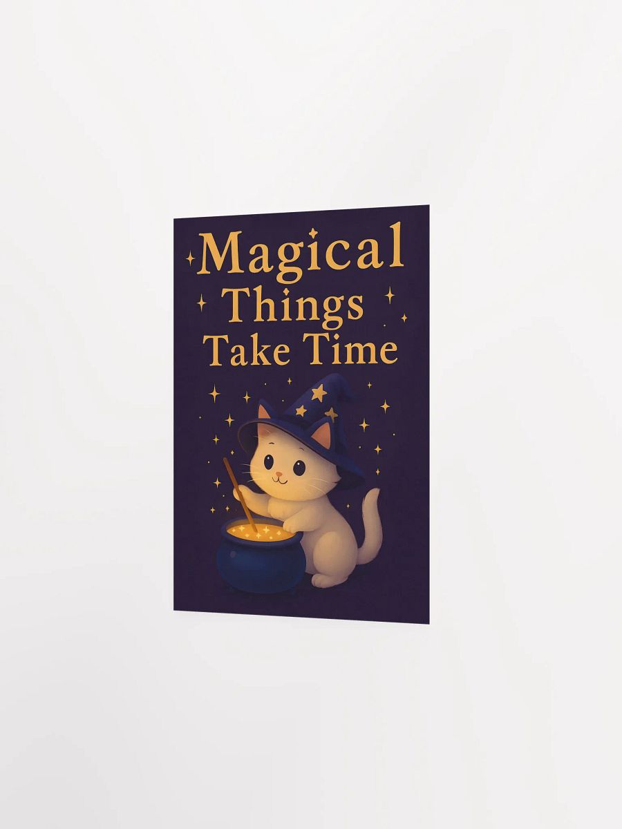 Magical Cute Cat Motivational Poster product image (10)