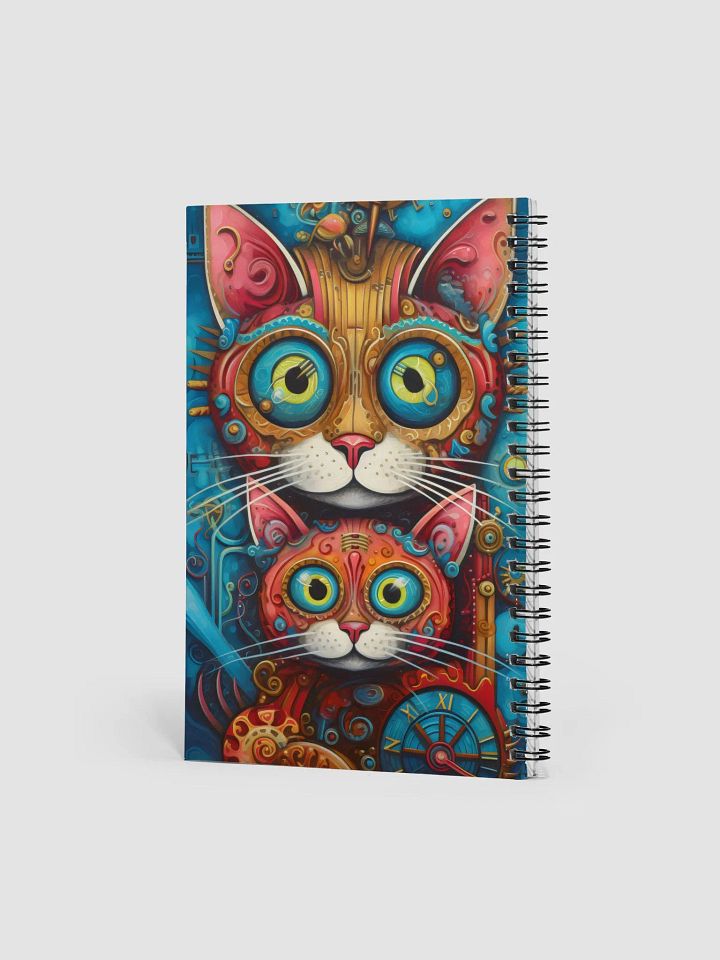 Steampunk Cats Spiral Notebook product image (2)