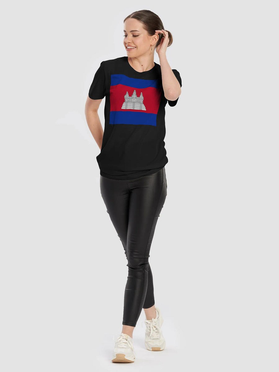 Exclusive Cambodia Flag Unisex T-Shirt - Supersoft Tee product image (10)