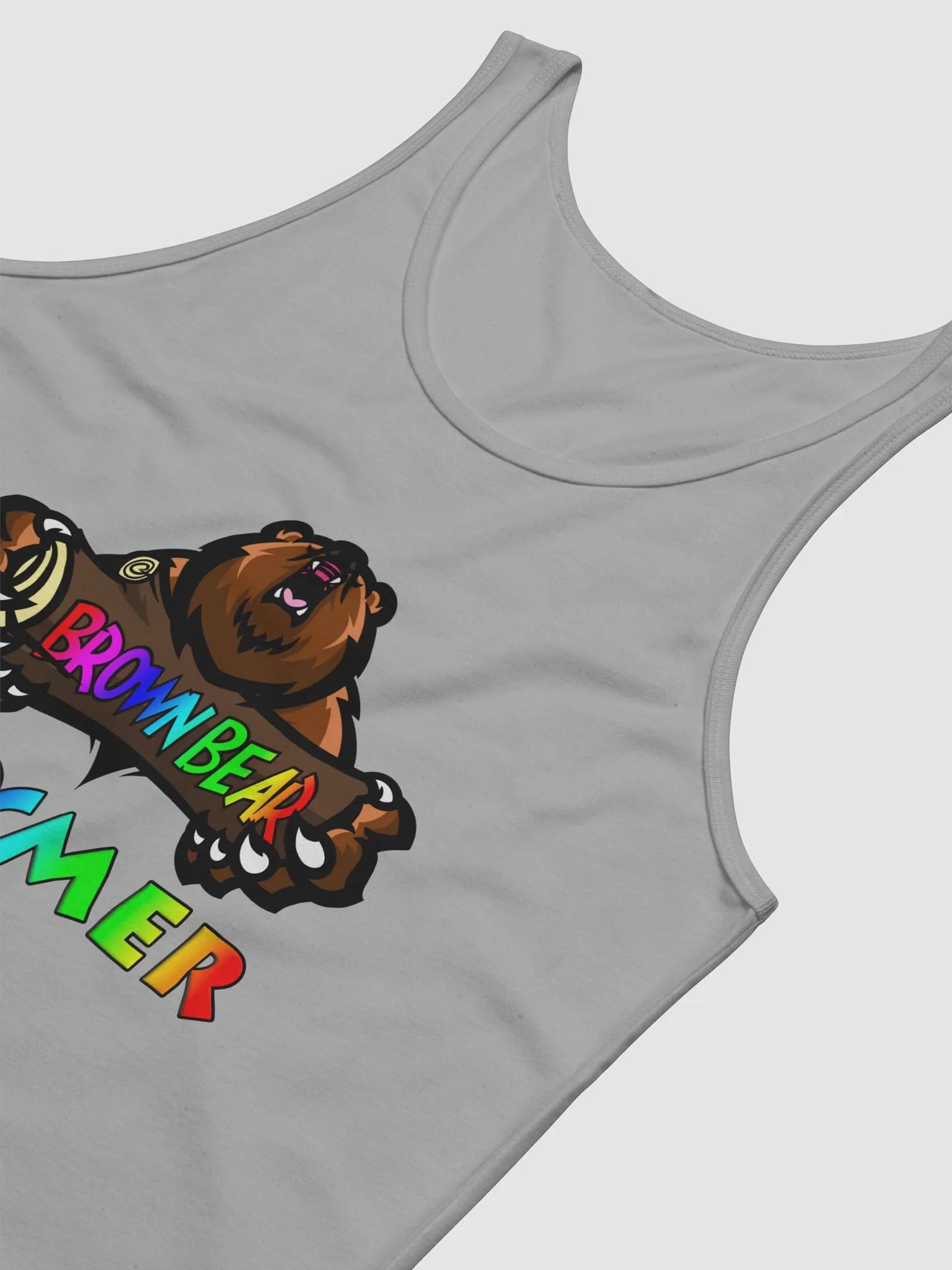 Brown Bear Gaymer (Rainbow Pride) - Tank Top product image (3)