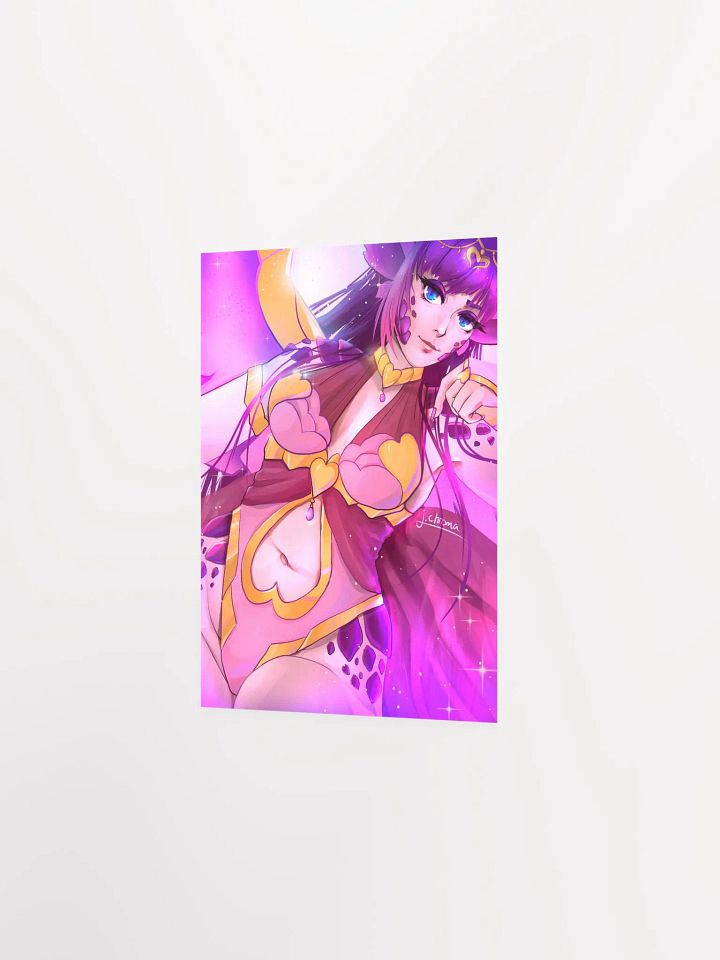 Valentine Chroma - Dragon Girl Vtuber - Pinup Fanart - Art by CosmicChroma product image (2)