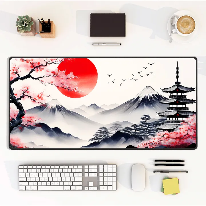 Rising Sun Large Desk Mat (15.5 x 31.5) product image (1)