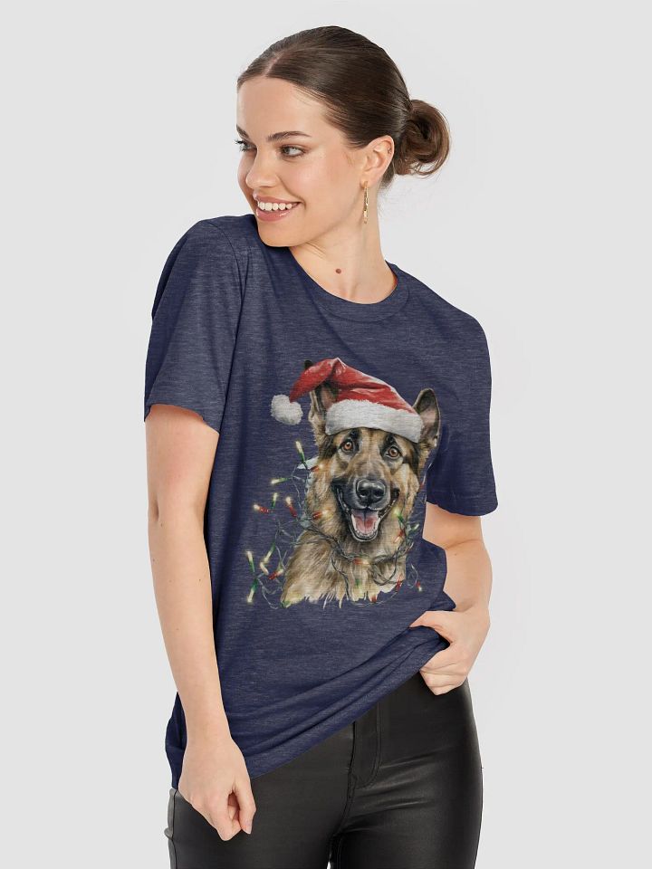 "German Shepherd Christmas" t-shirt product image (2)