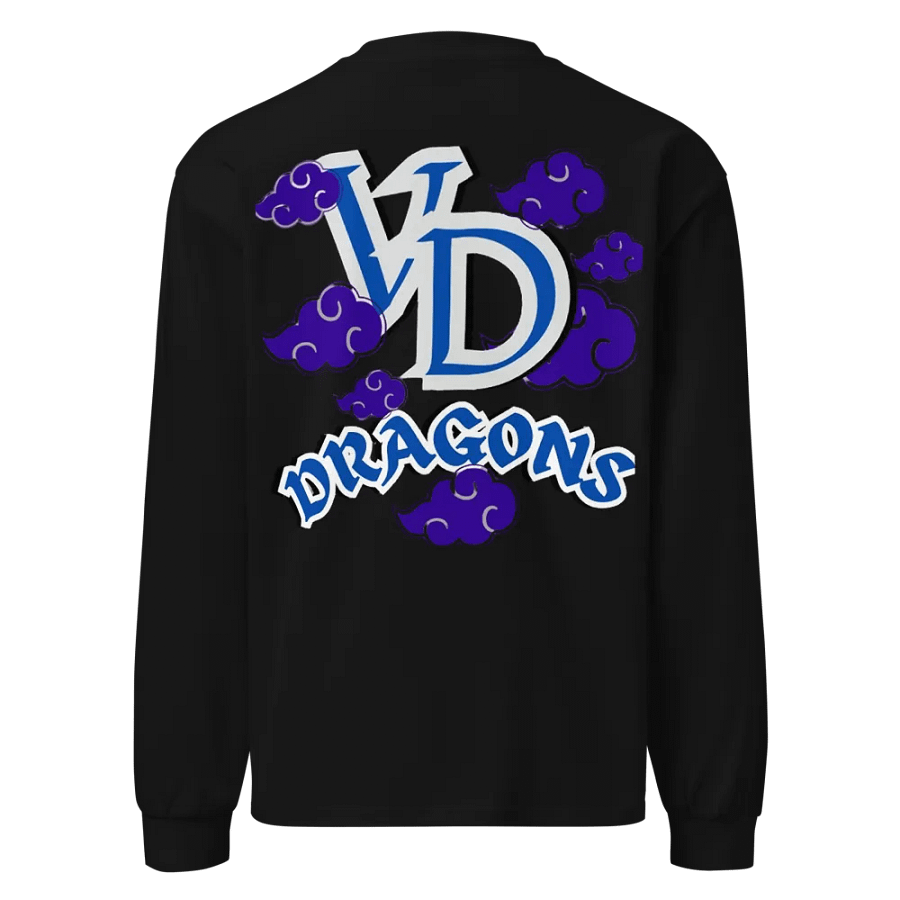 blxkdragons OG Blue flame sweatshirt (front design provided by sister salice) product image (9)